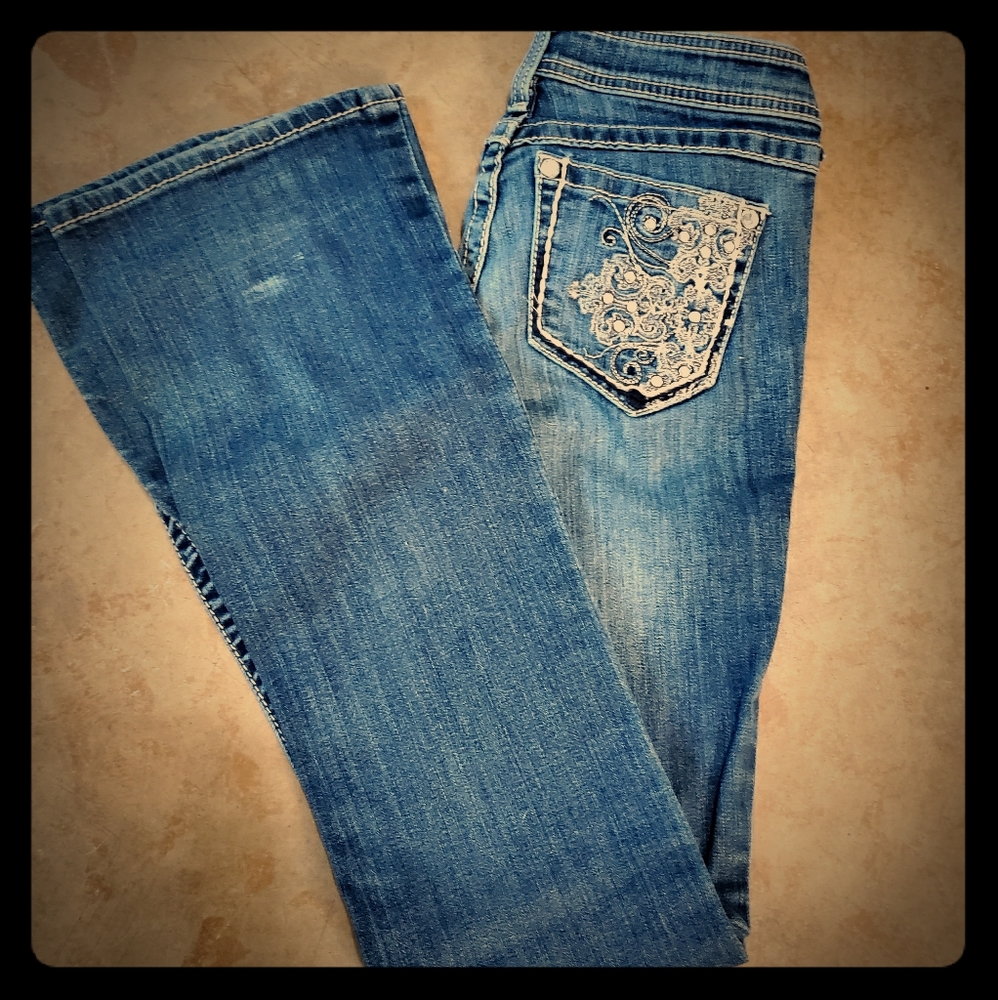 Ariat Turqoise Floral Pocket Jean
